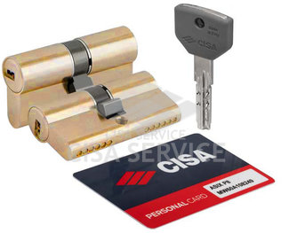 0Q311.25.0.00.C5 Cisa Asix P8 PRO цилиндр 100 (40x60) кл/кл (латунь)